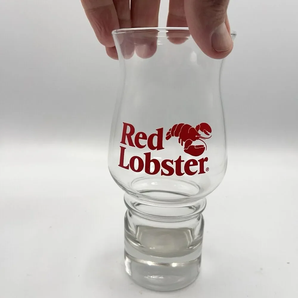 Red Lobster 1990's Hurricane Glass